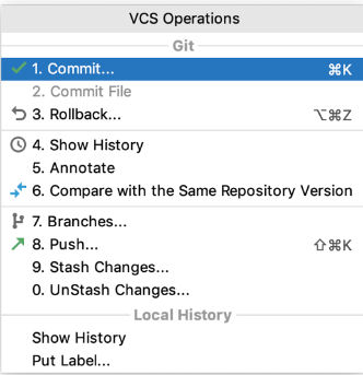 VCS Operations